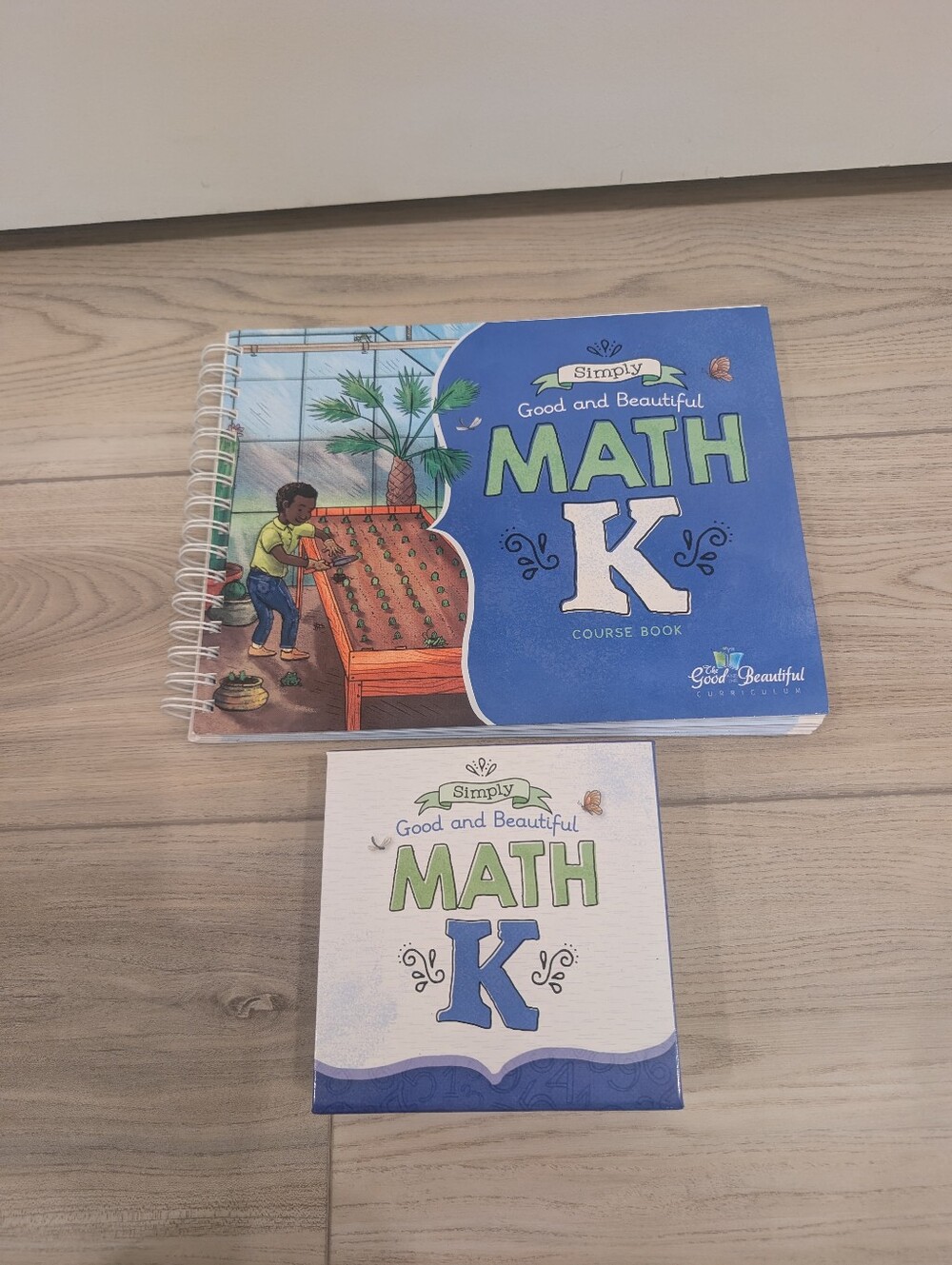 The Good and the Beautiful Math K Course Book Spiralbound and Math K Box Set